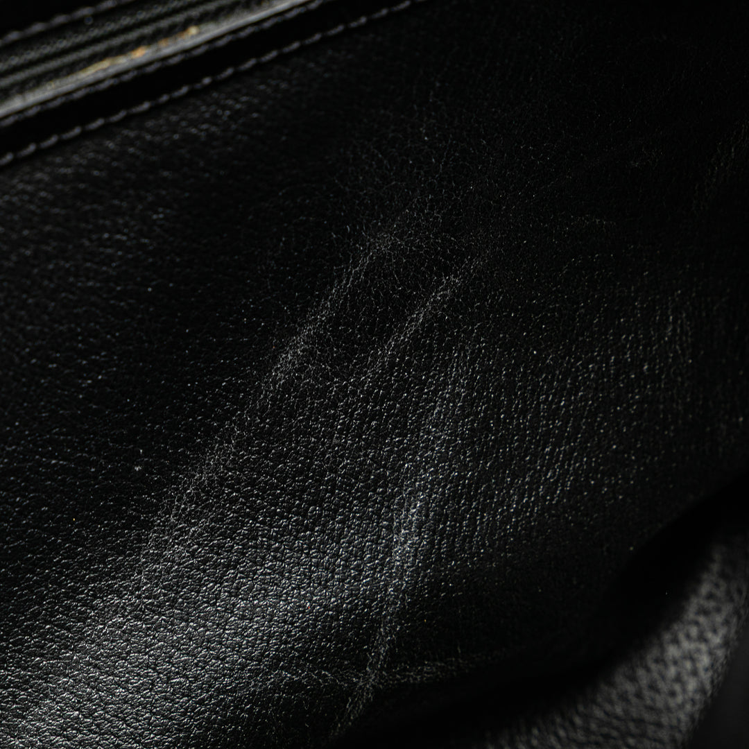 Macadam Coated Canvas Tote Black - Gaby Paris