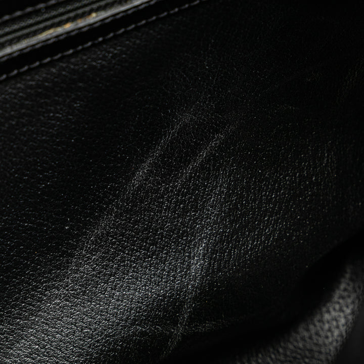 Macadam Coated Canvas Tote Black - Gaby Paris