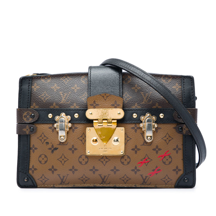 Trunk Pochette Monogram Reverse Marron