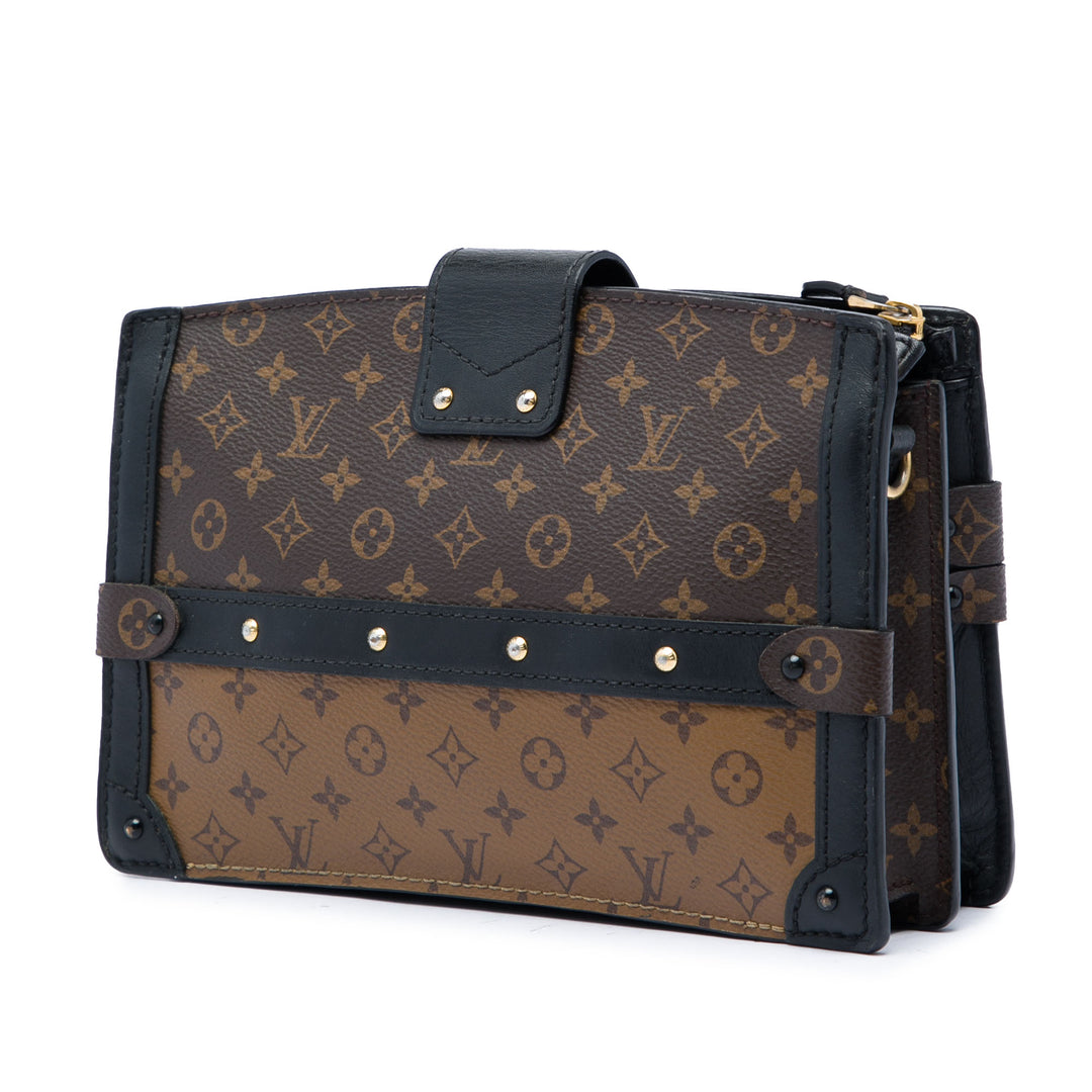 Trunk Pochette Monogram Reverse Marron
