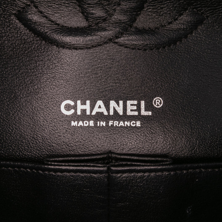 Chanel Medium Classic Tweed Double rabat Bleu – GABY PARIS Authentique