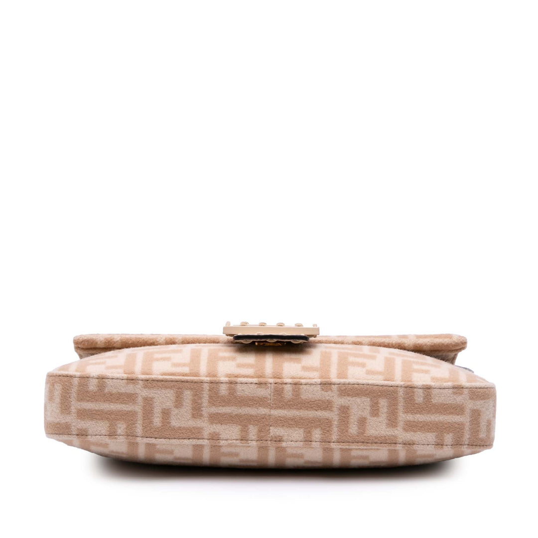 Fendi Zucca Laine Selleria Baguette