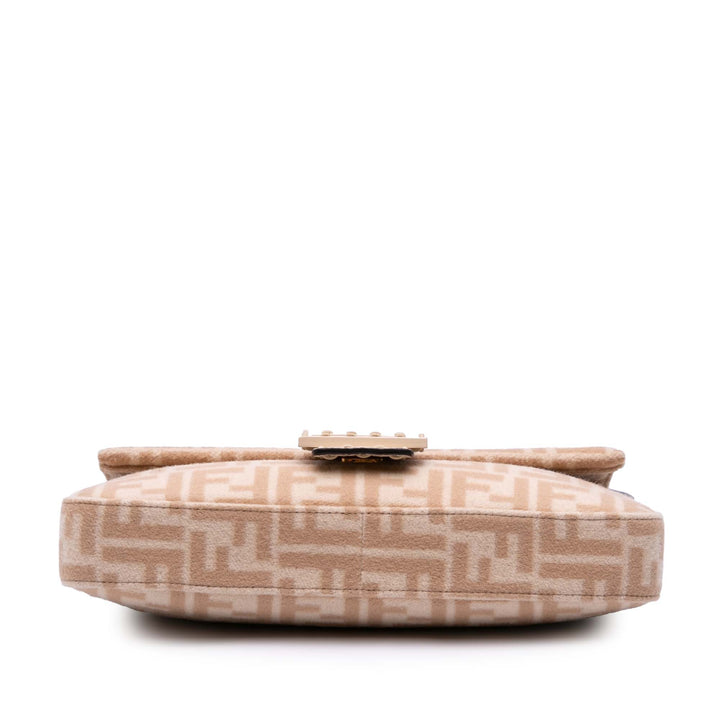 Fendi Zucca Laine Selleria Baguette