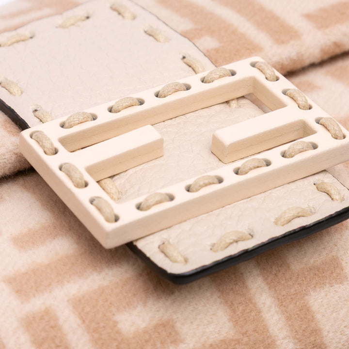 Fendi Zucca Laine Selleria Baguette