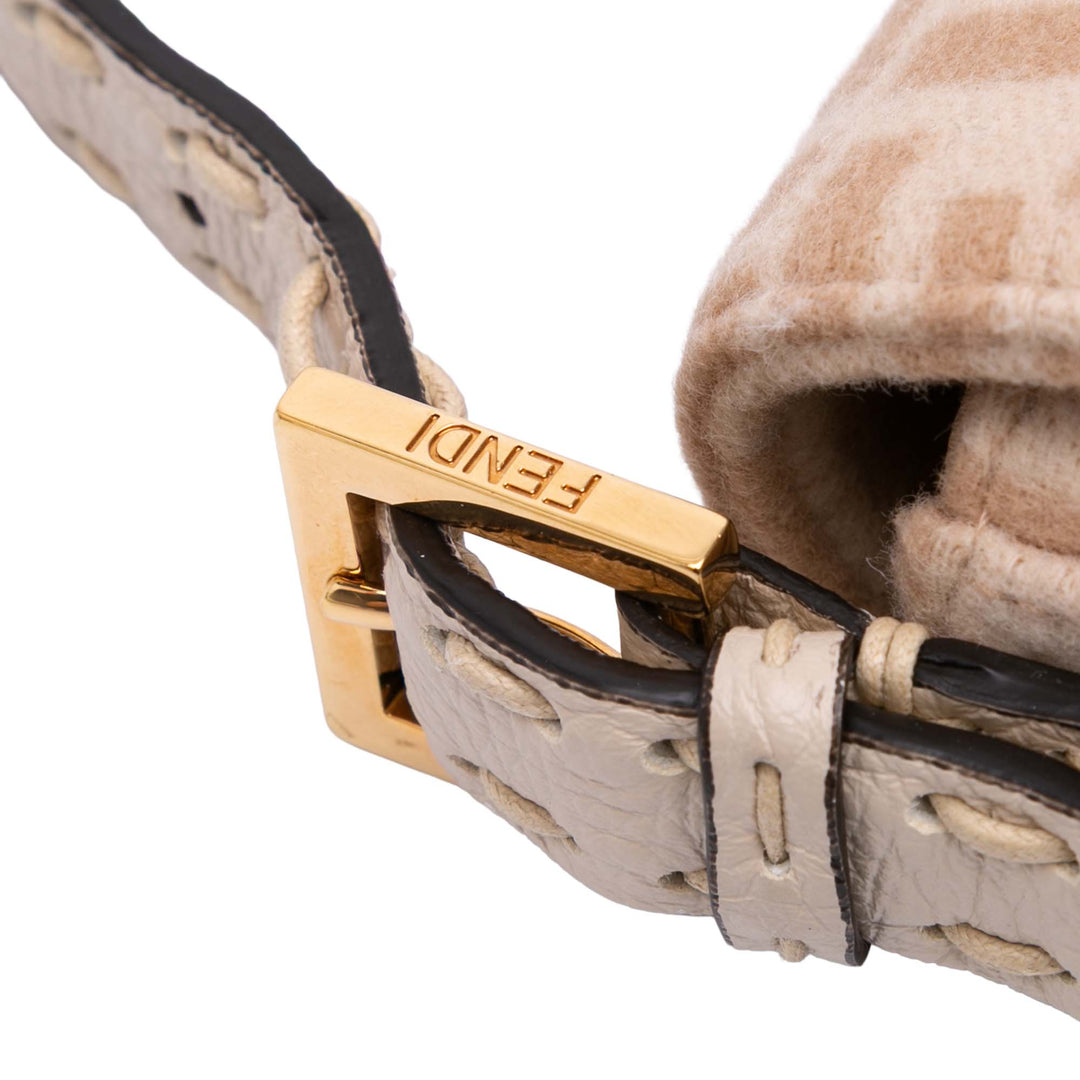 Fendi Zucca Laine Selleria Baguette