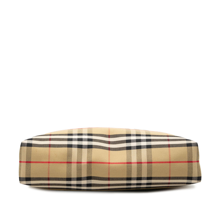 House Check Cabas Beige