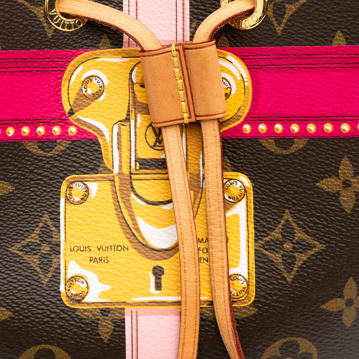 Monogram Summer Trunks Neonoe Brown - Gaby Paris