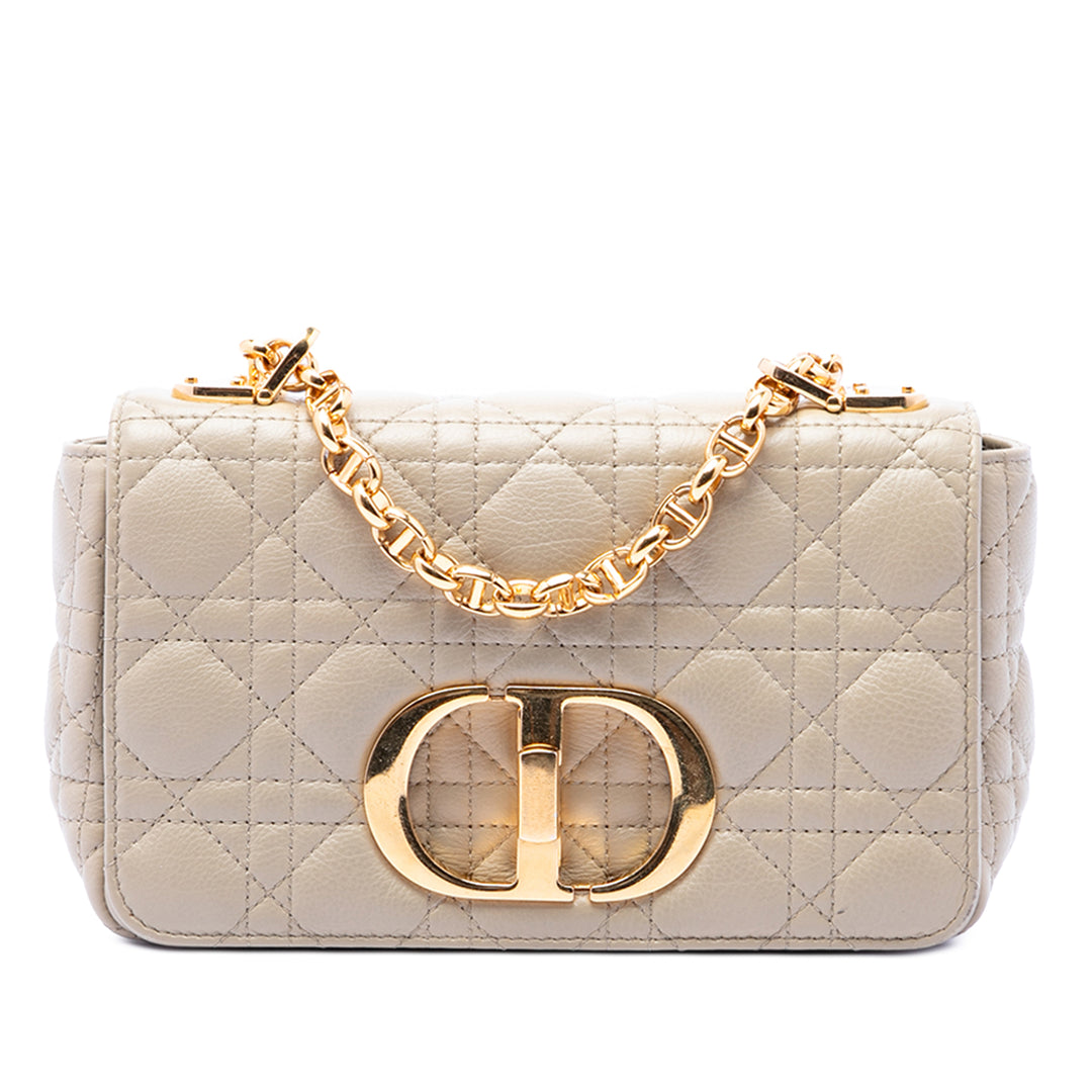 Dior Small Cuir de veau Cannage Caro Sac porté croisé