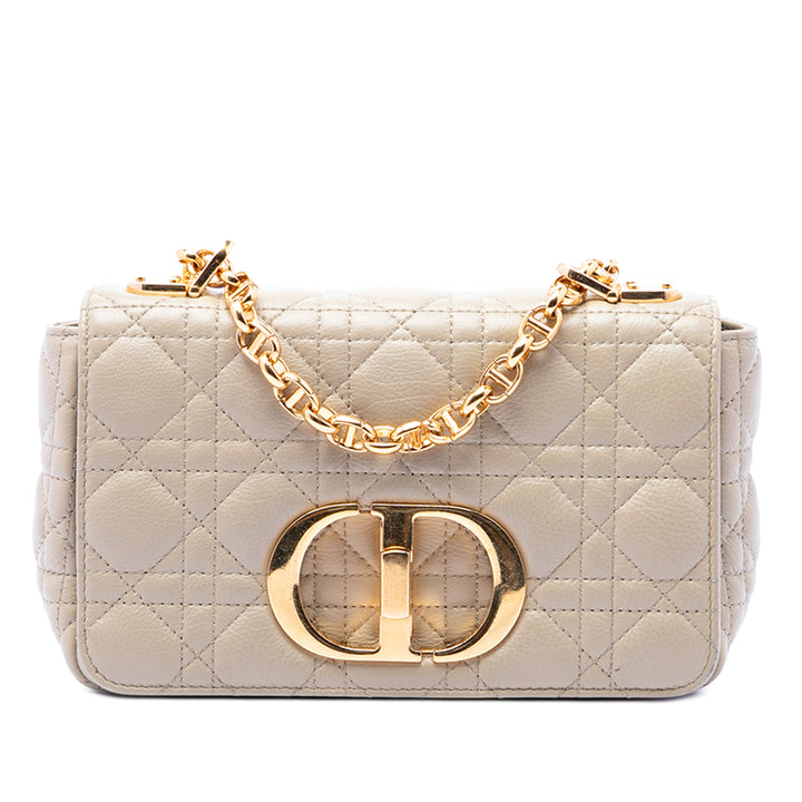 Dior Small Cuir de veau Cannage Caro Sac porté croisé