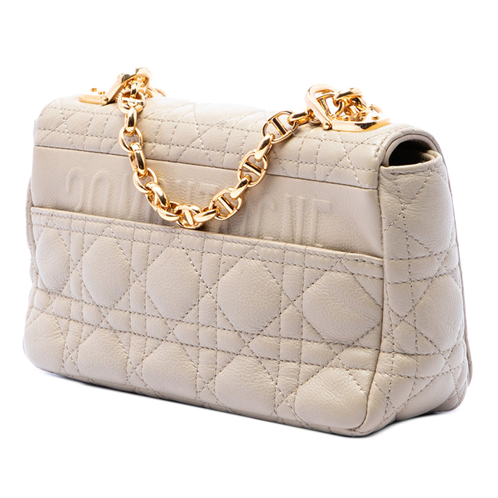 Dior Small Cuir de veau Cannage Caro Sac porté croisé