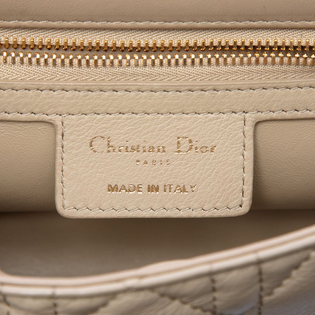 Dior Small Cuir de veau Cannage Caro Sac porté croisé
