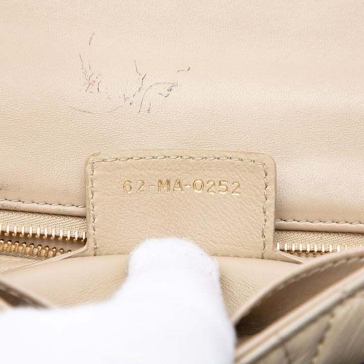 Dior Small Cuir de veau Cannage Caro Sac porté croisé