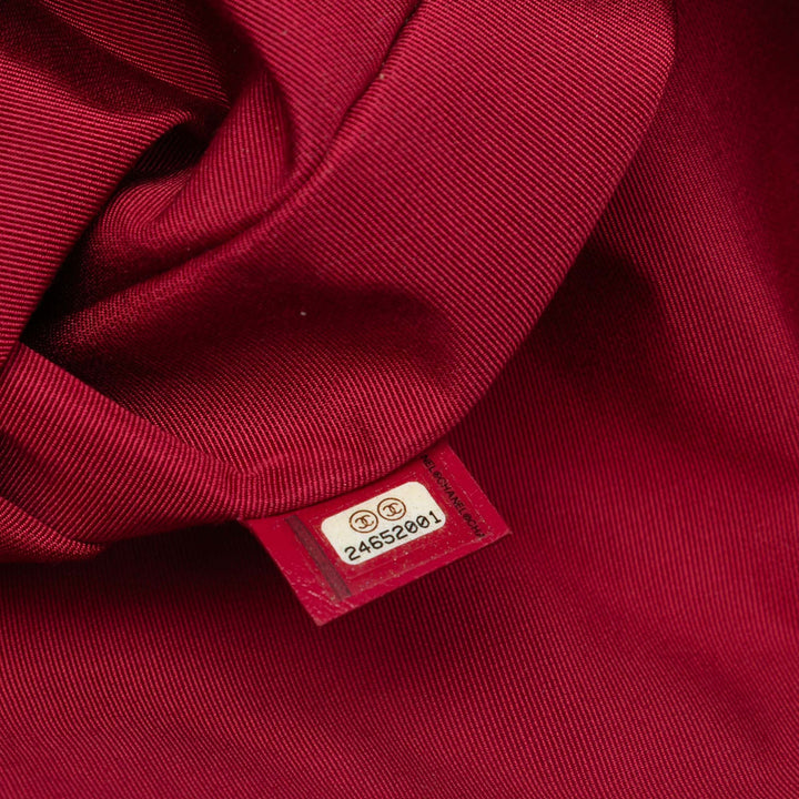 Chanel Large Tweed et Cuir de veau brodé Gabrielle O Étui Pochette