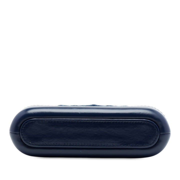 Chanel Matelassé Jean Gabrielle Double Zip Pochette avec chaîne