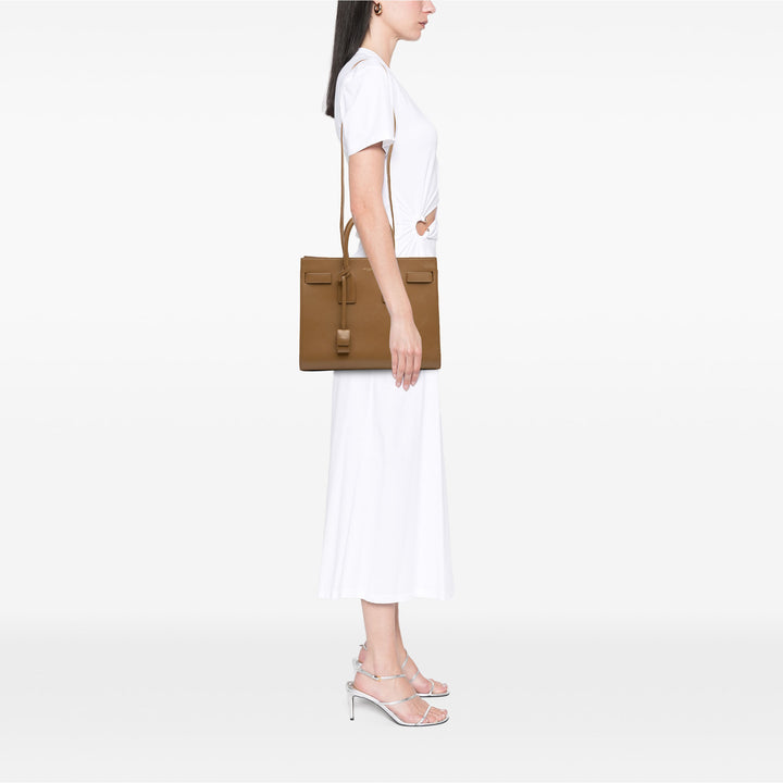 Saint Laurent Sac à main De Jour Petit Marron – vue 6 – GABY PARIS