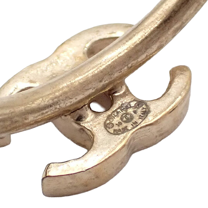 Chanel Doré Plated CC Bague Doré