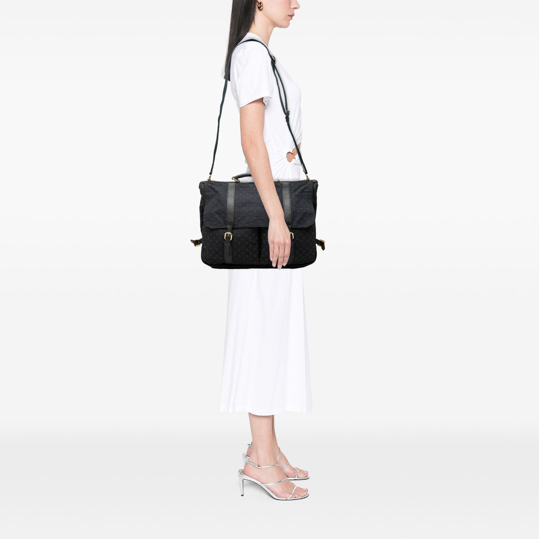 Lin Denise Mini Monogram Bleu
