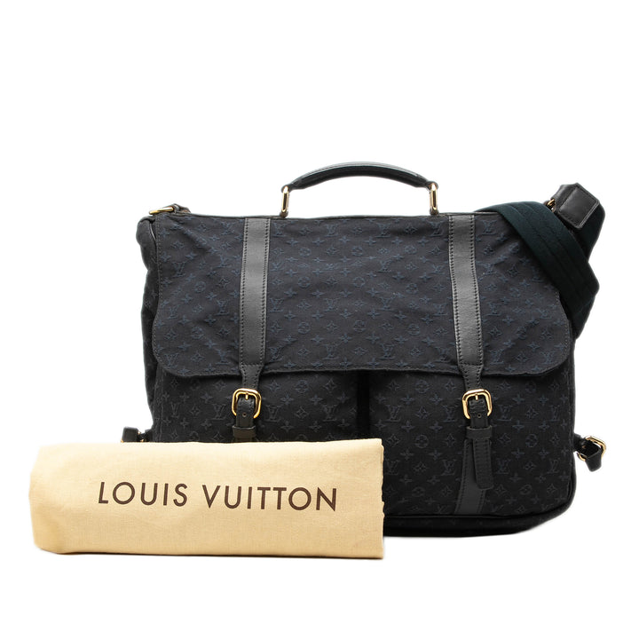 Lin Denise Mini Monogram Bleu