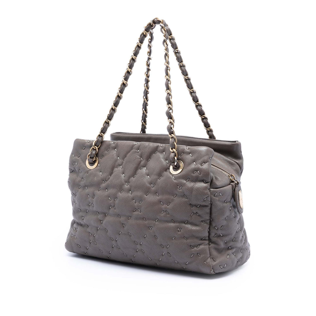 Chanel CC Caviar Wild Stitch Cabas