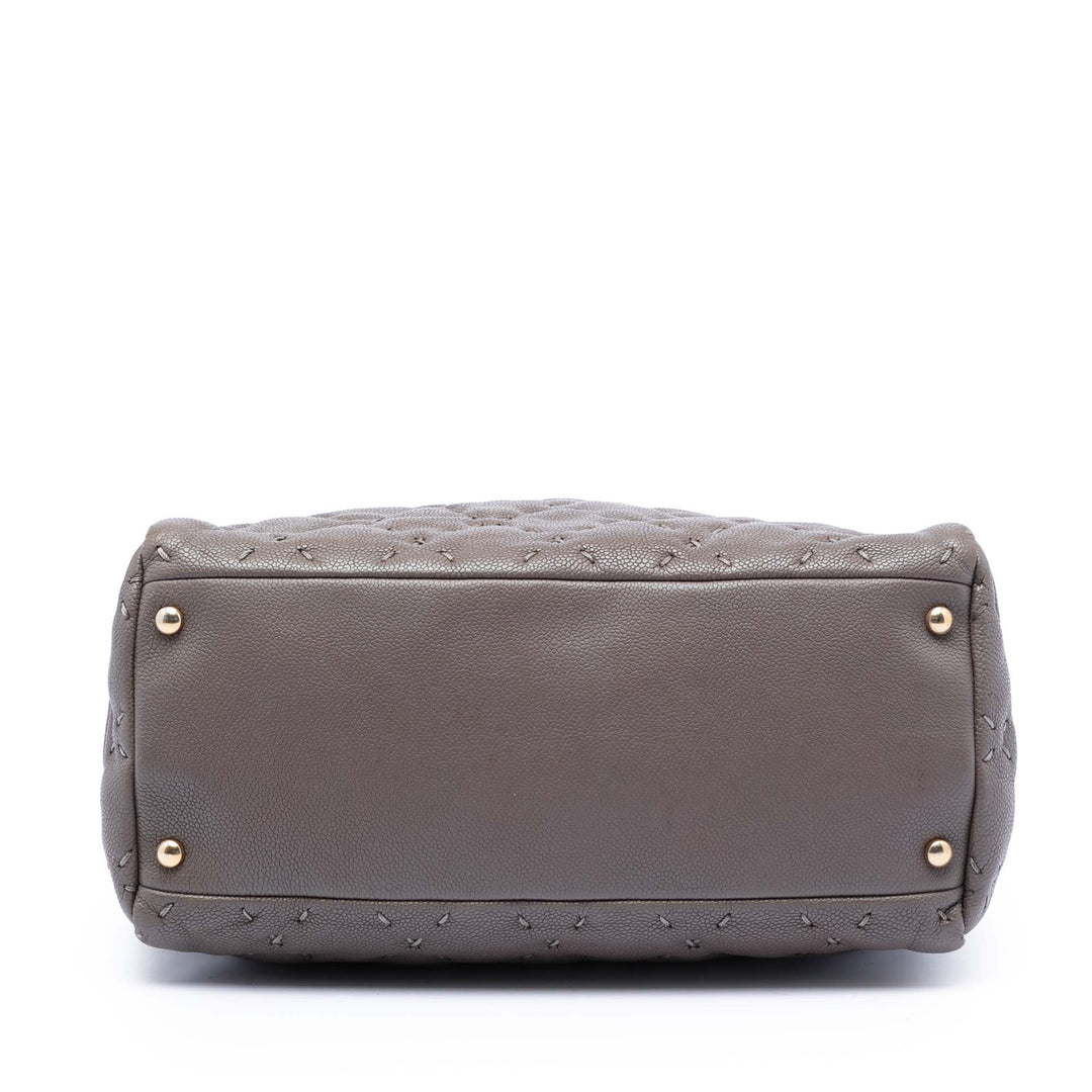 Chanel CC Caviar Wild Stitch Cabas