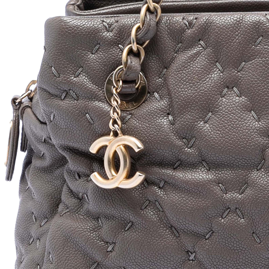 Chanel CC Caviar Wild Stitch Cabas