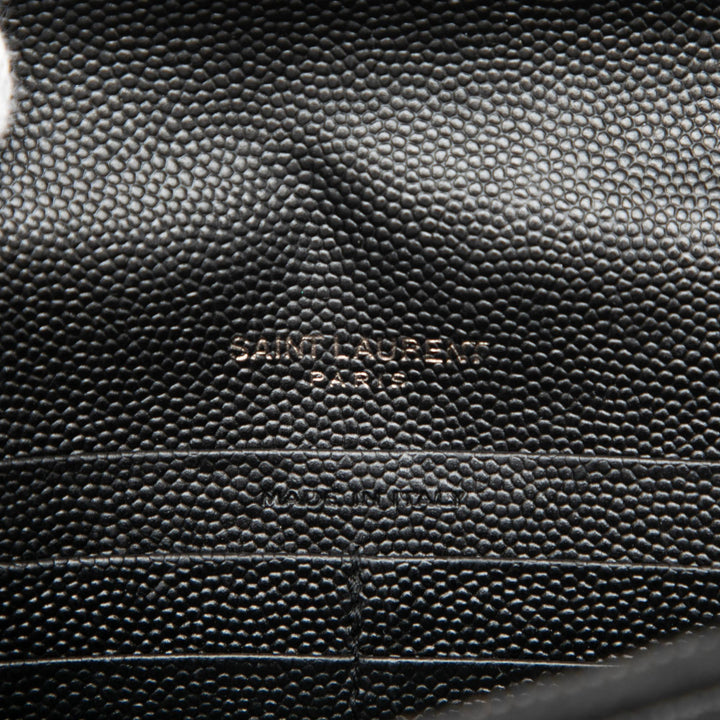 Grain De Poudre Cassandre Monochrome Enveloppe Chaîne Portefeuille Noir