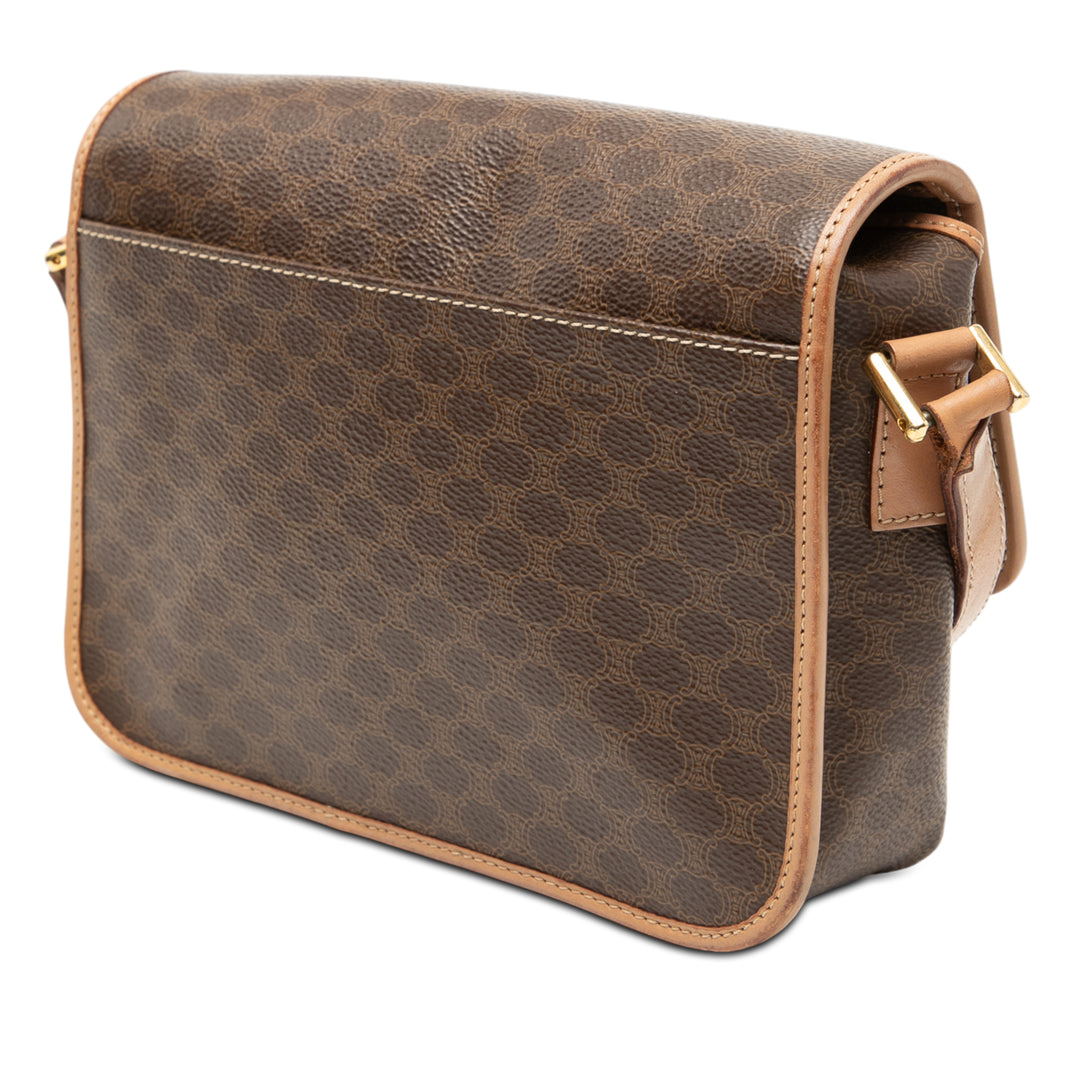 Celine Macadam Coated Toile Sac porté croisé