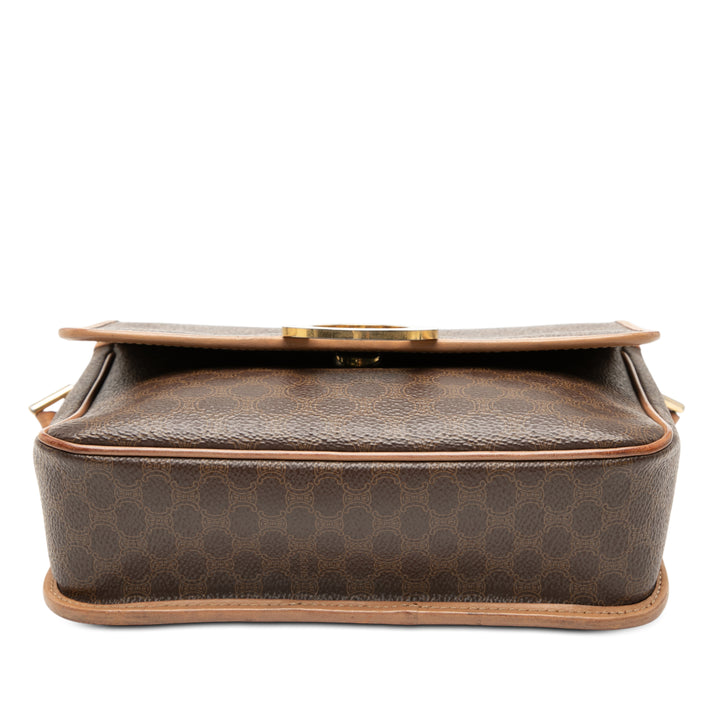 Celine Macadam Coated Toile Sac porté croisé