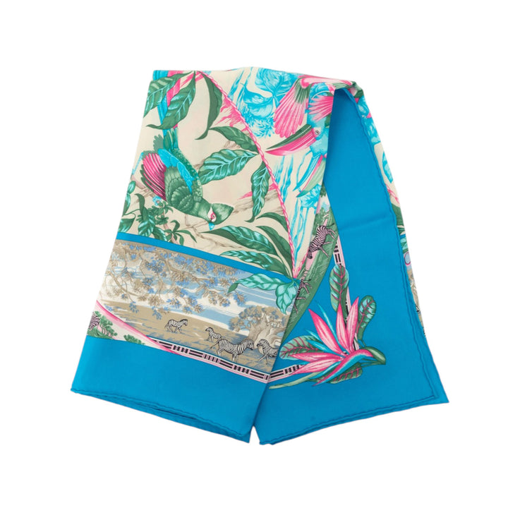 Hermès Tropiques Soie Foulard 65