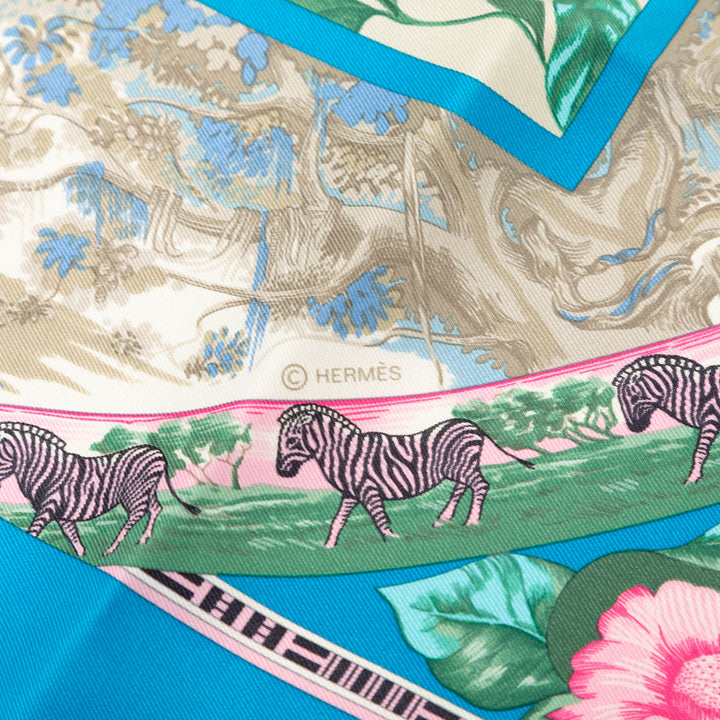 Hermès Tropiques Soie Foulard 65