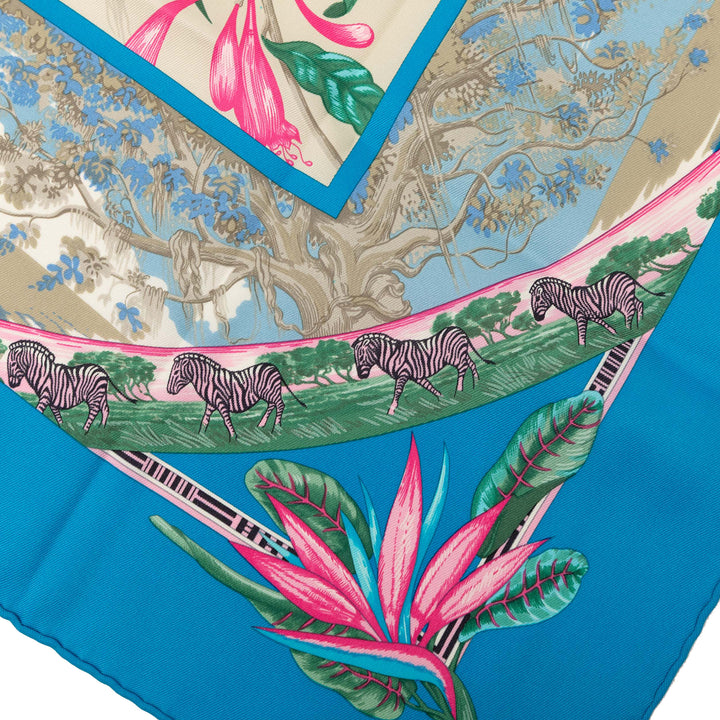 Hermès Tropiques Soie Foulard 65