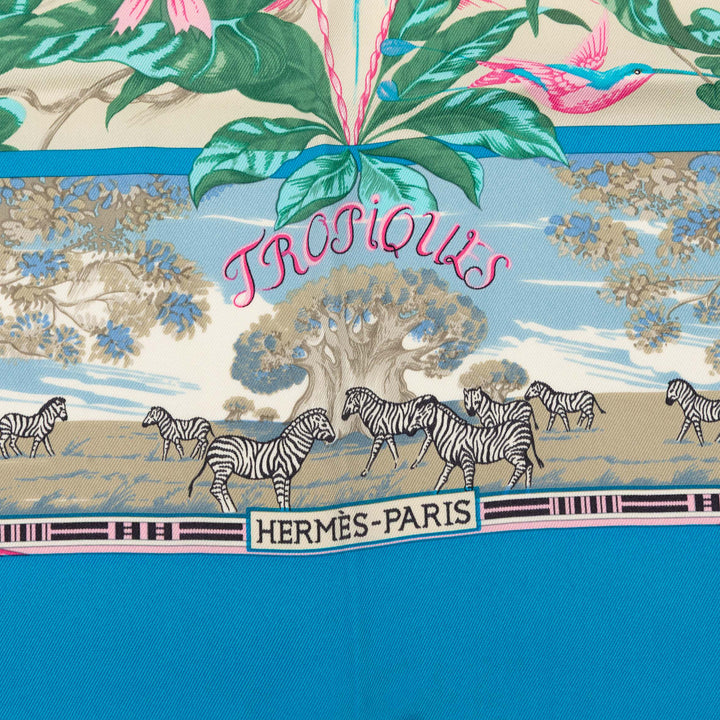 Hermès Tropiques Soie Foulard 65