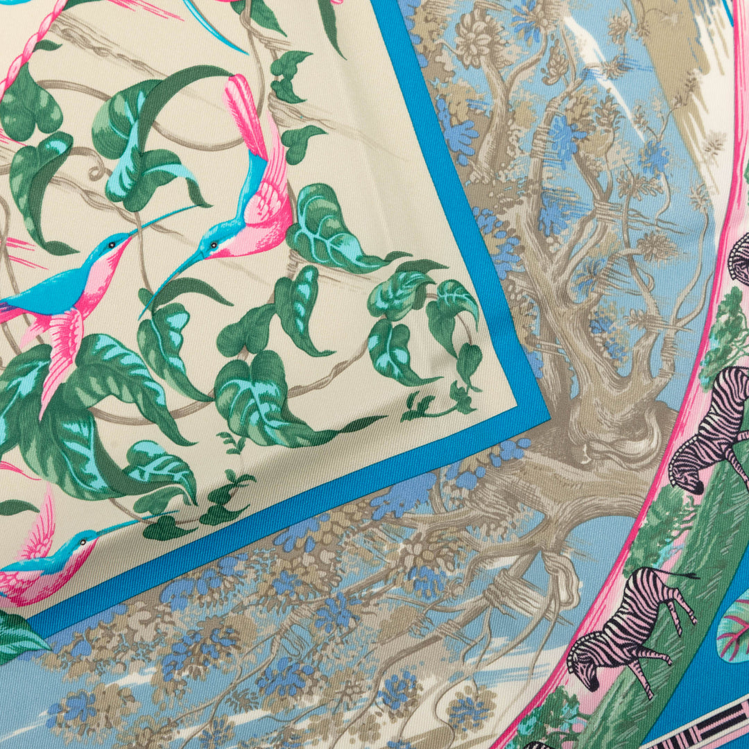 Hermès Tropiques Soie Foulard 65