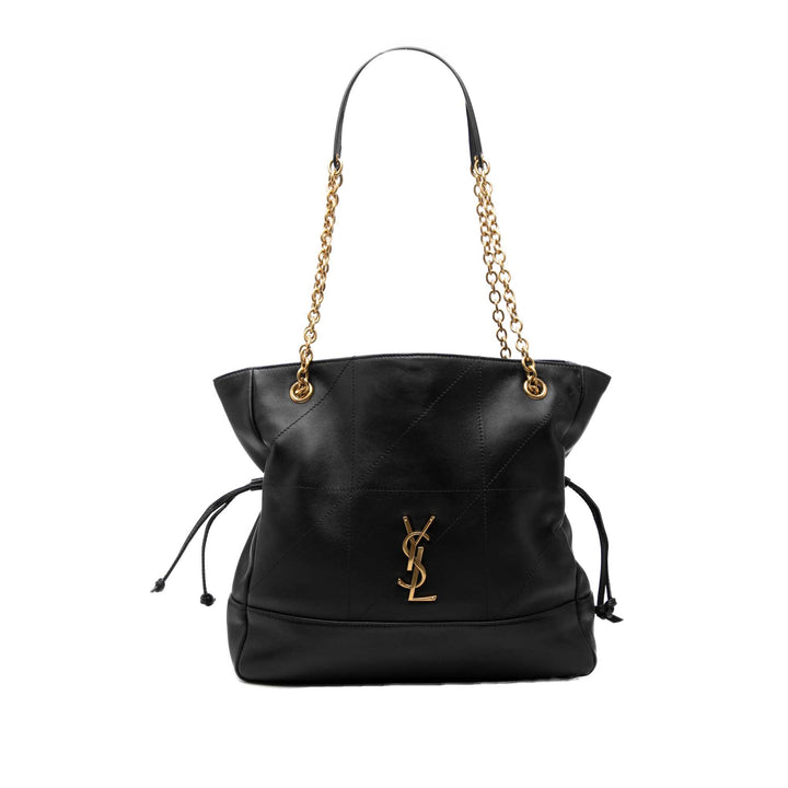 Matelassé Jamie Cabas Petit Cuir d'agneau Noir