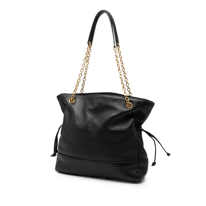 Matelassé Jamie Cabas Petit Cuir d'agneau Noir