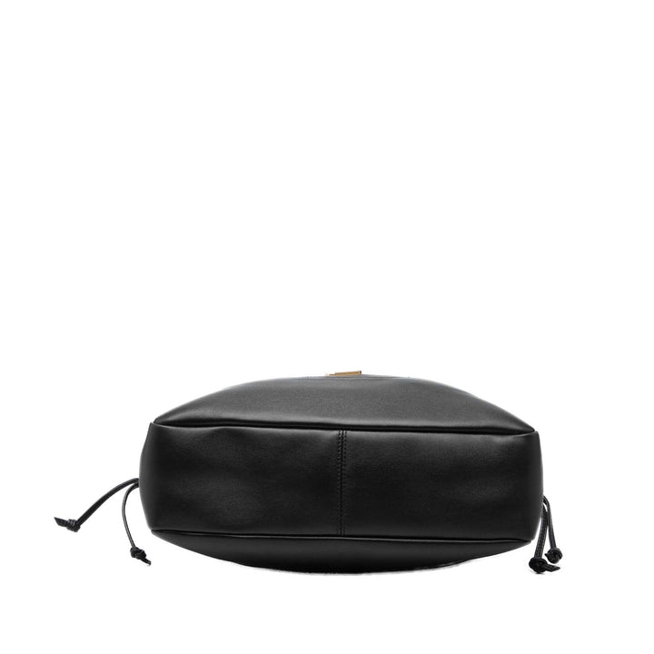 Matelassé Jamie Cabas Petit Cuir d'agneau Noir
