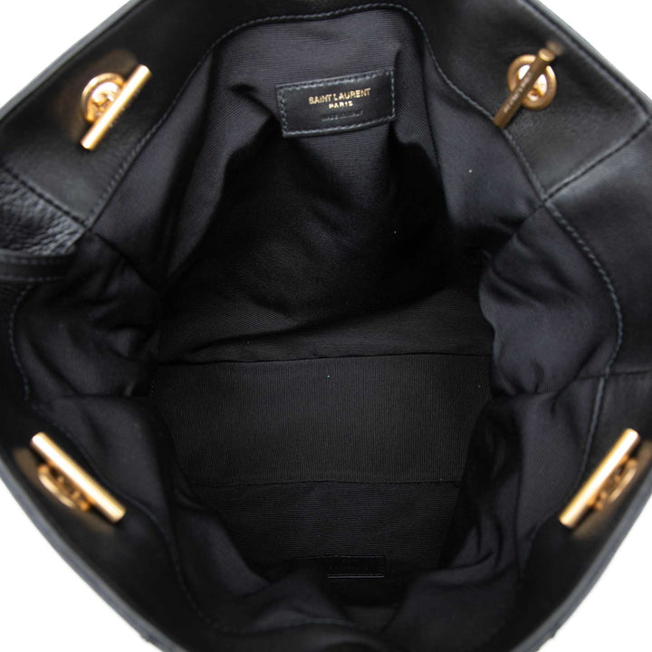 Matelassé Jamie Cabas Petit Cuir d'agneau Noir