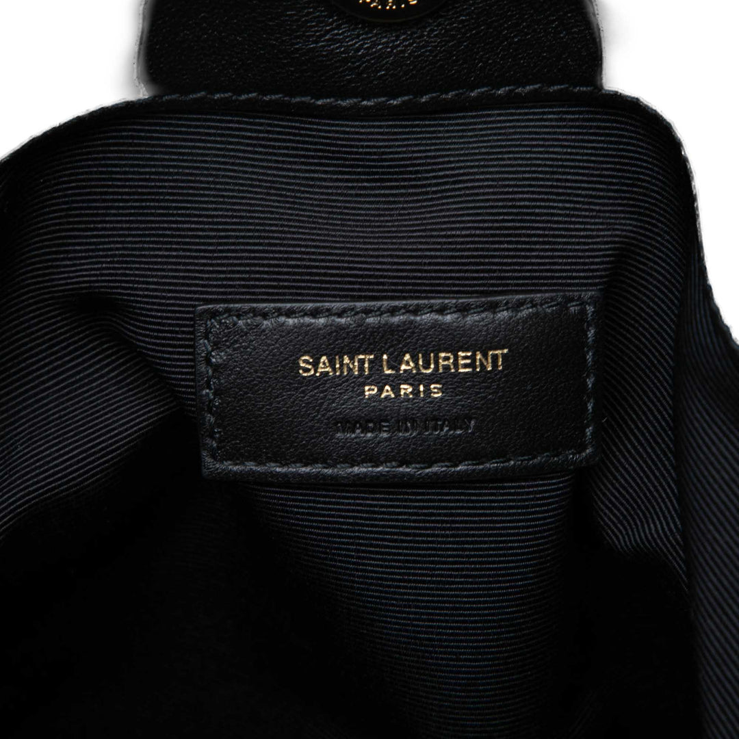 Matelassé Jamie Cabas Petit Cuir d'agneau Noir