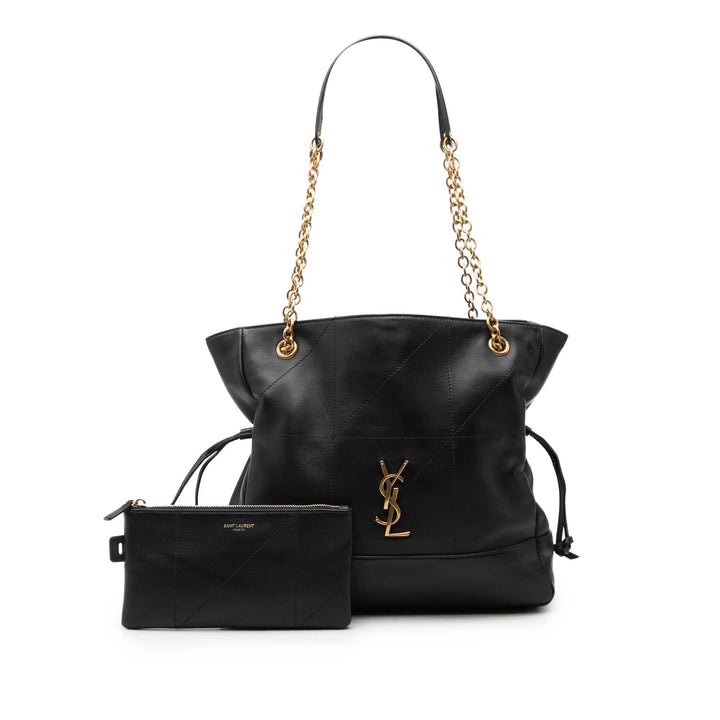 Matelassé Jamie Cabas Petit Cuir d'agneau Noir