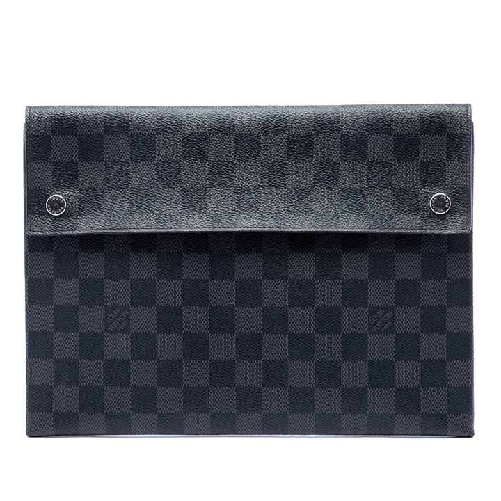 Alpha Pochette GM Damier Graphite Noir