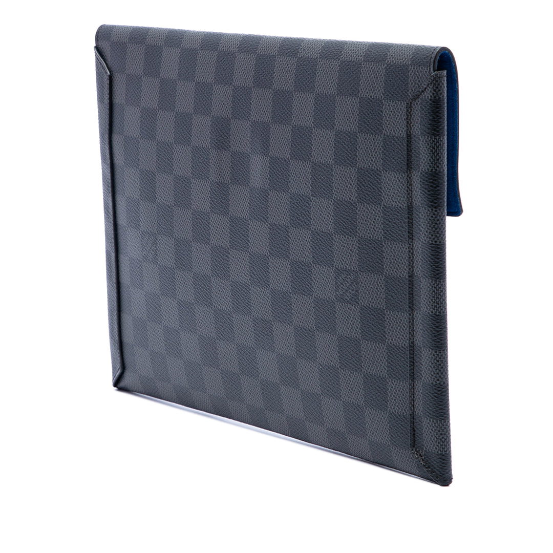 Alpha Pochette GM Damier Graphite Noir
