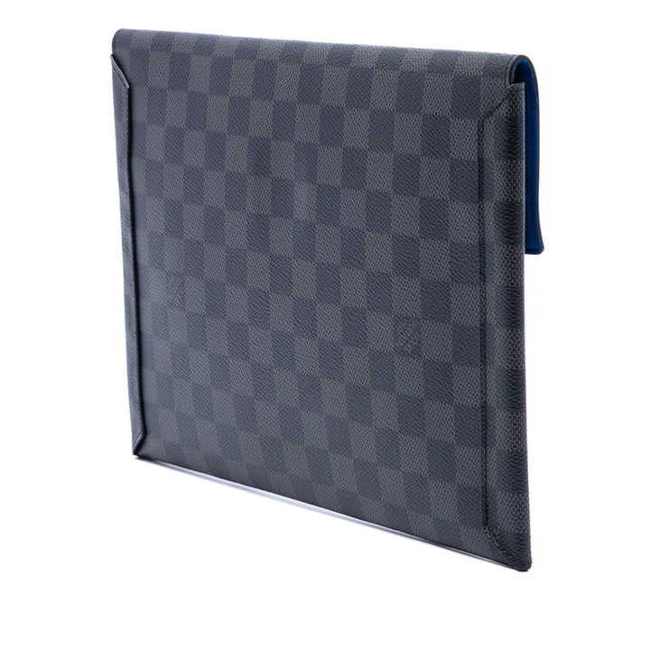 Alpha Pochette GM Damier Graphite Noir