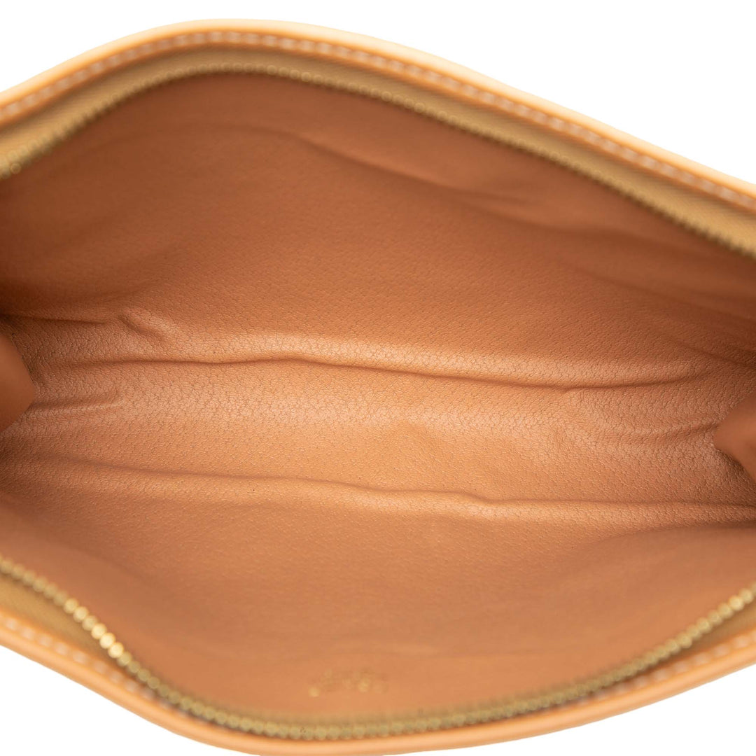 Celine Pochette Macadam Toile enduite Marron – vue 4 – GABY PARIS
