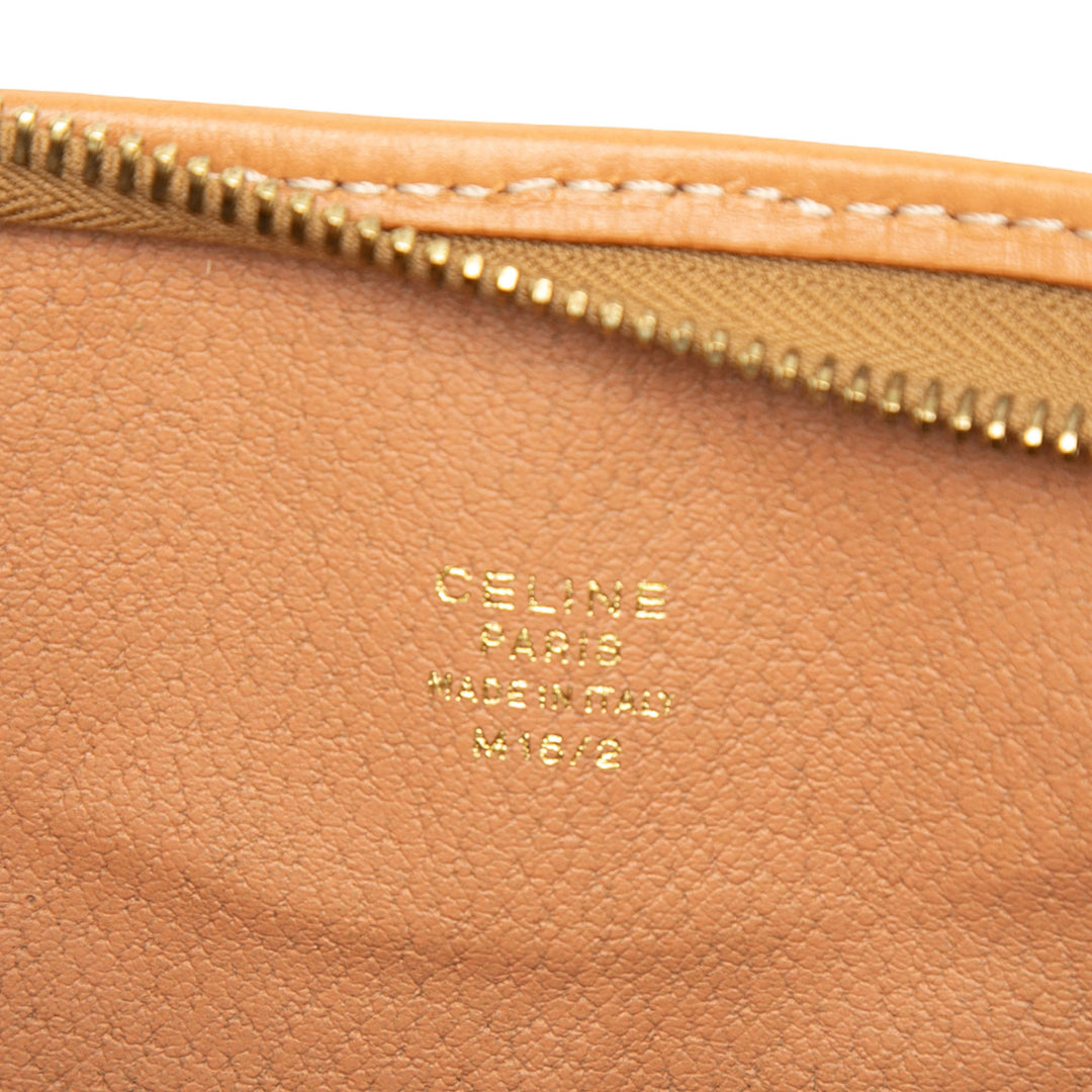 Celine Pochette Macadam Toile enduite Marron – vue 5 – GABY PARIS