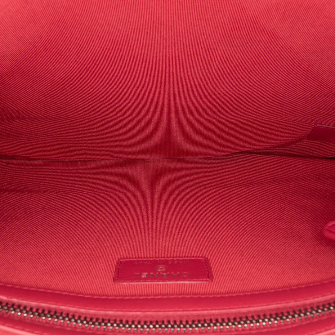 Large Aged Calfskin Gabrielle O Case Clutch Black - Gaby Paris