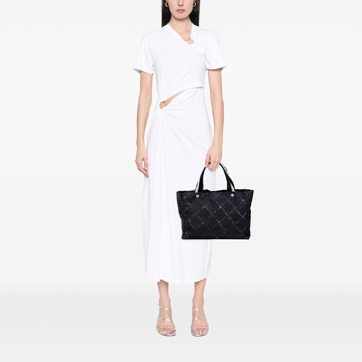 Old Travel Line Nylon Tote Black - Gaby Paris