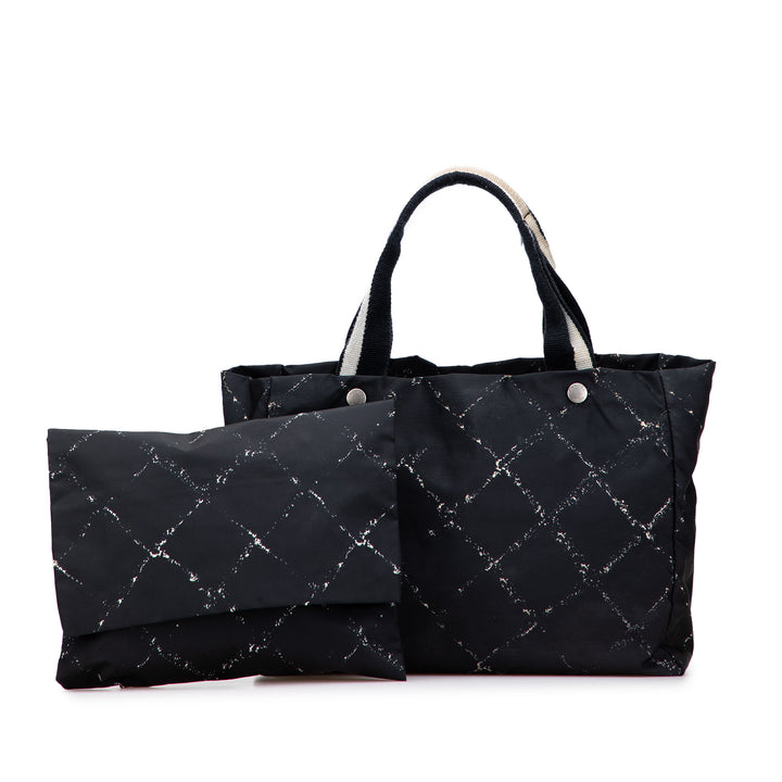 Old Travel Line Nylon Tote Black - Gaby Paris