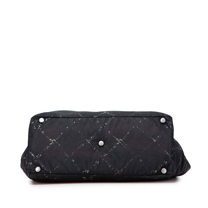 Old Travel Line Nylon Tote Black - Gaby Paris