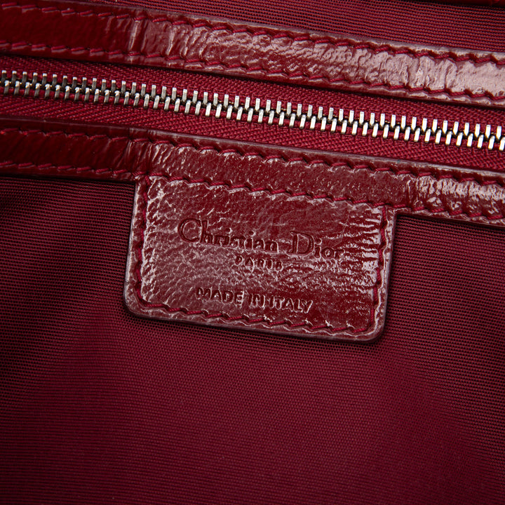 Dior Large Cuir verni Cannage Lady Dior Soft Shopping Cabas