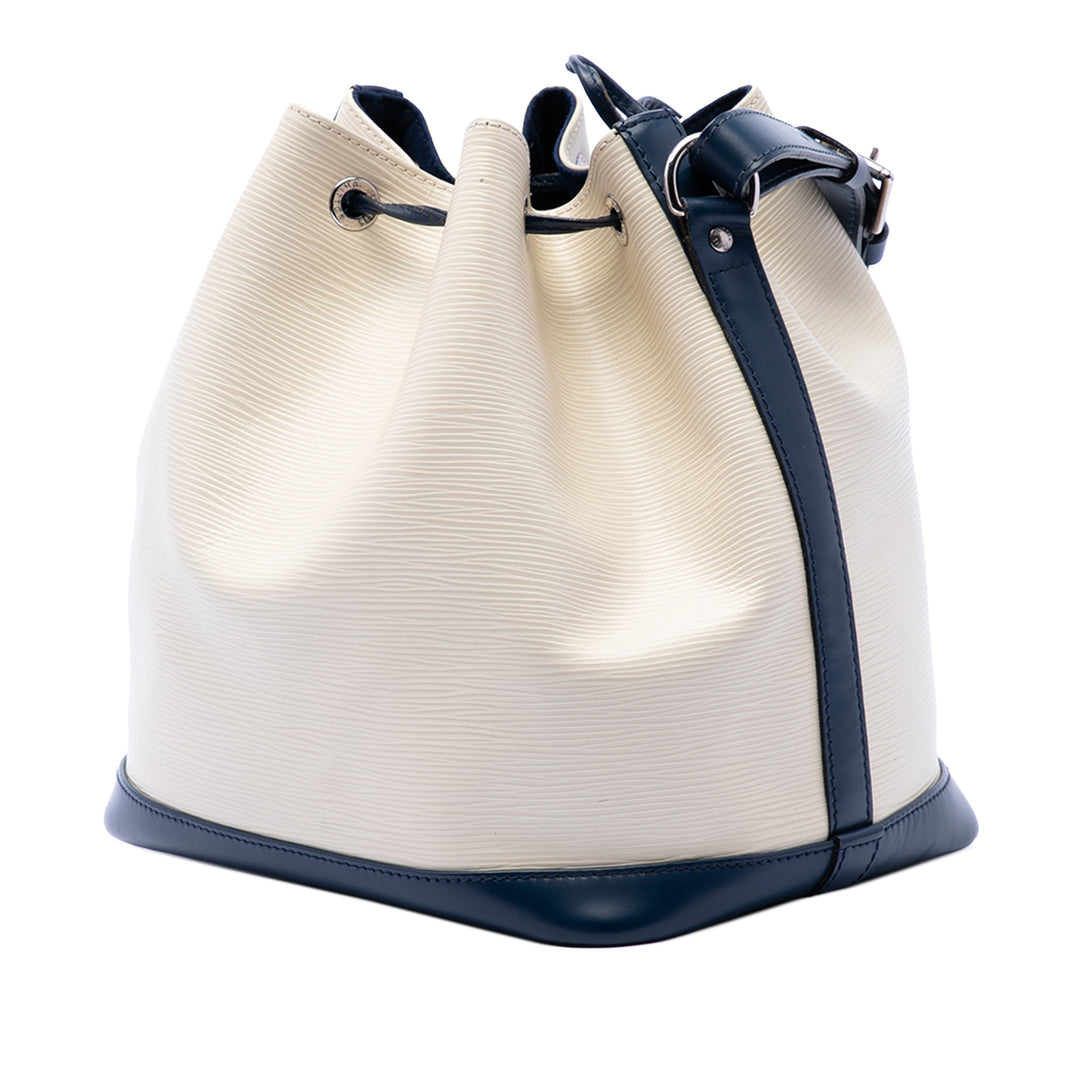 Louis Vuitton Sac seau Bicolore Noe Épi Blanc – vue 2 – GABY PARIS